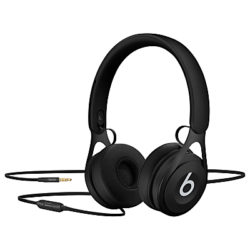 Beats by Dr. Dre EP On-Ear Headphones with Mic/Remote, iOS Compatible Black